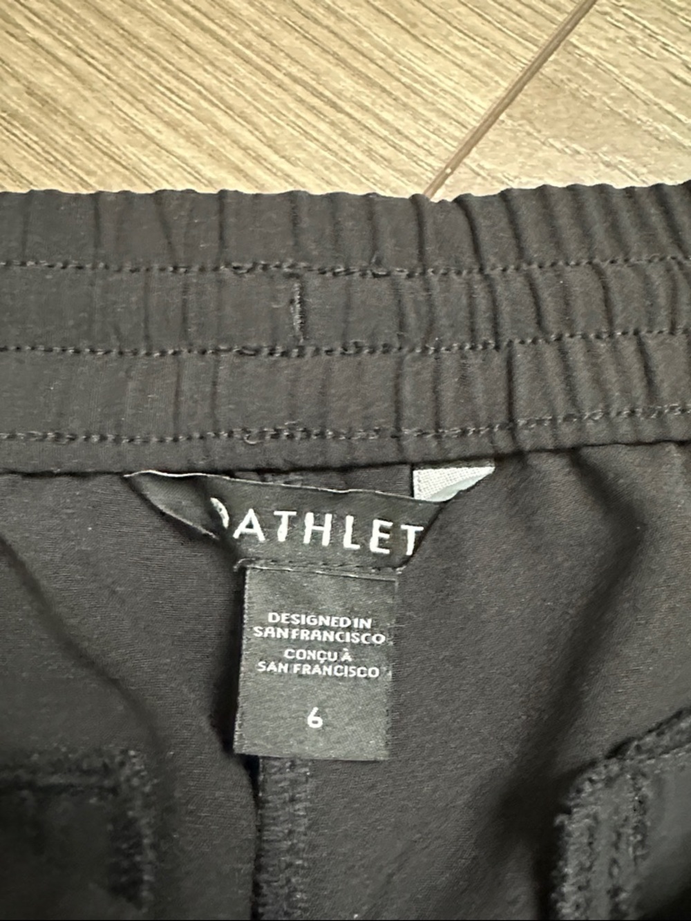 Athleta Endeavor Mid Rise Black Jogger Pants Size 6 - Picture 6 of 12